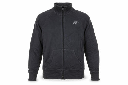 Nike Men's Black Full Zip Fleece Sweatshirt L Regular Sportswear