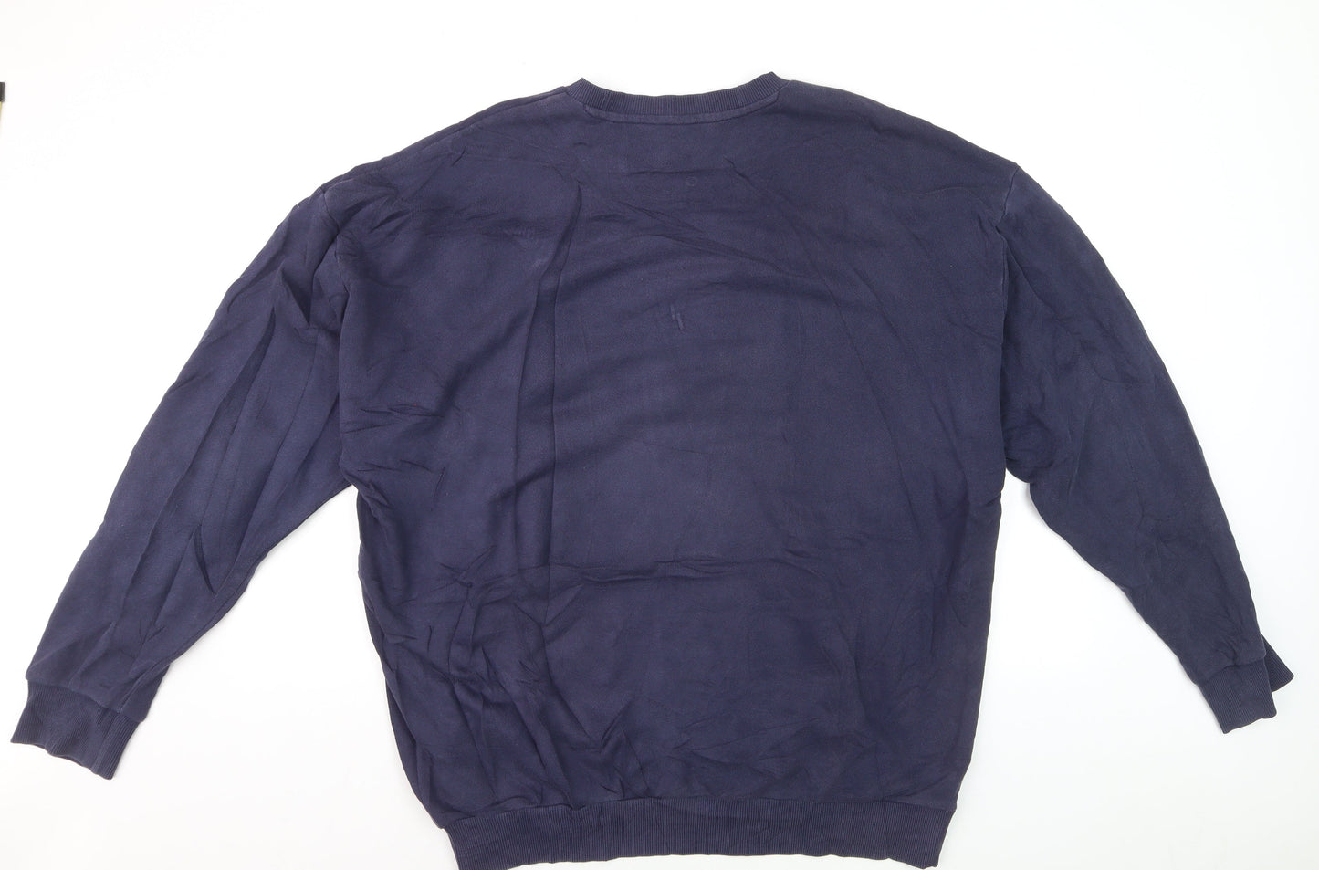Reebok Men's Blue XL Pullover Crew Neck Cotton Sweatshirt