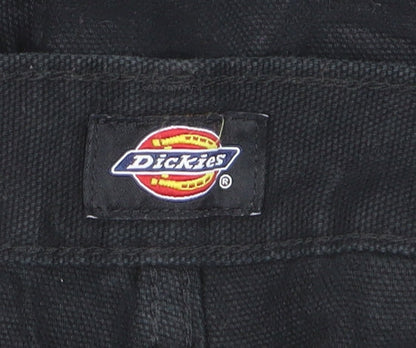 Dickies Men's Black Cotton Cargo Work Shorts Size 34 Regular Fit