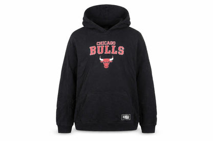 NBA Chicago Bulls Women's Black Hoodie Size 16 Pullover Sweatshirt