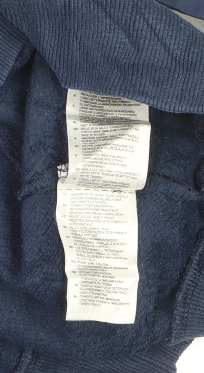 Adidas Men's Blue Crew Neck Pullover Sweatshirt Size M Sportswear