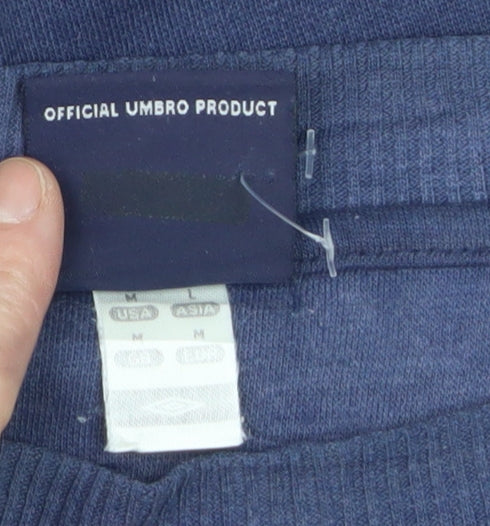 Umbro Men's Blue Crew Neck Pullover Sweatshirt L Sportswear