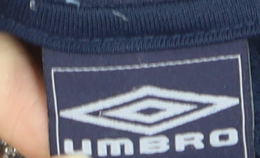 Umbro Men's Blue Pullover Crew Neck Sweatshirt Size L