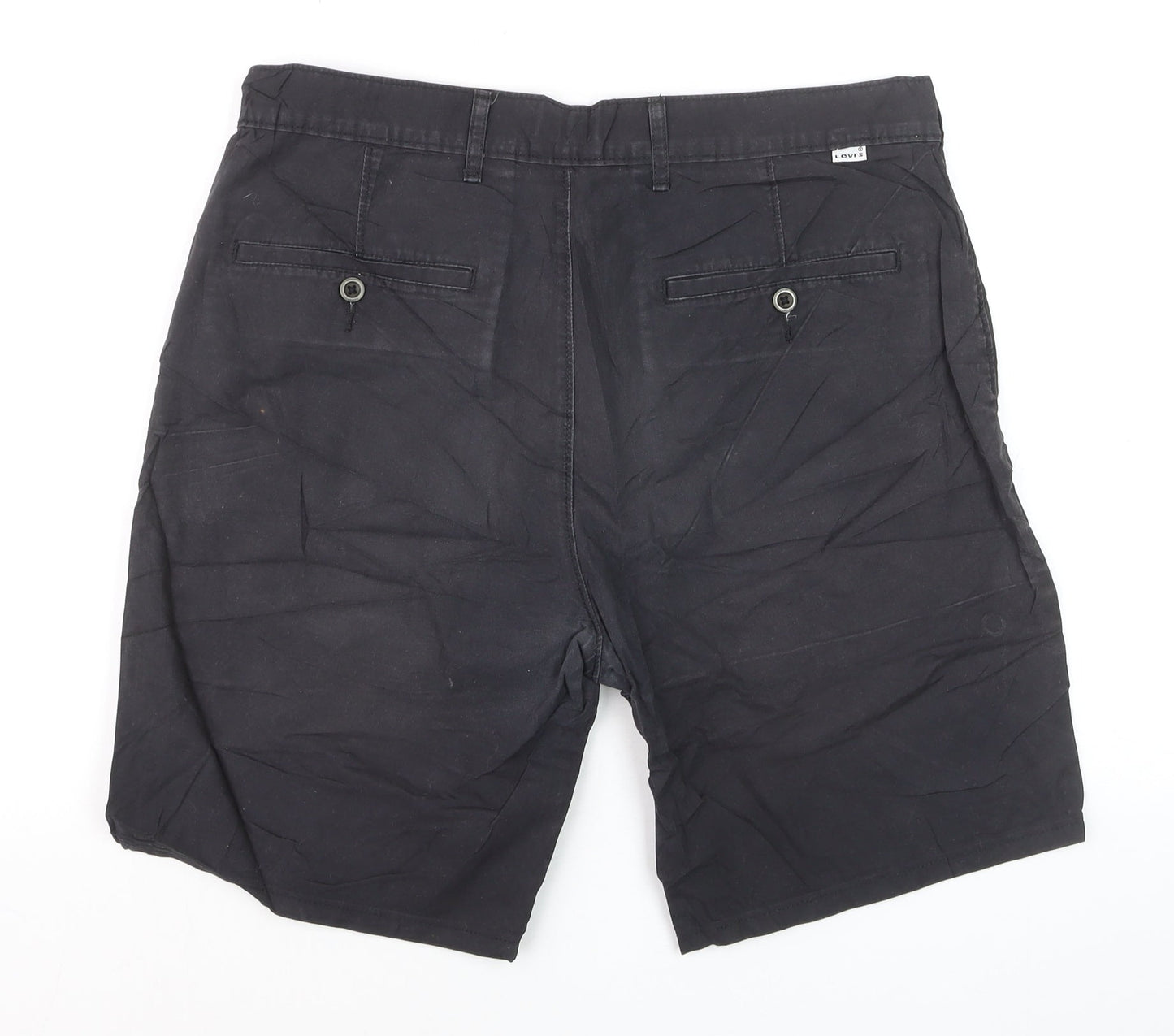 Levi Strauss & Co Men's Black Chino Shorts Size L W34 Regular Fit