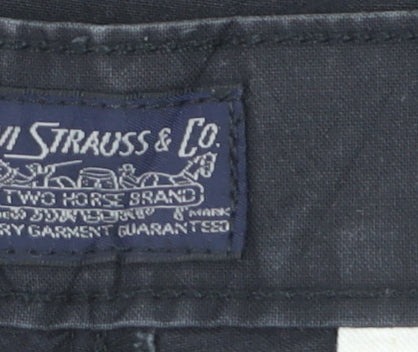 Levi Strauss & Co Men's Black Chino Shorts Size L W34 Regular Fit