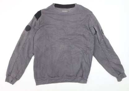 C.P. Company Mens Grey Crew Neck Sweatshirt XL Pullover Cotton Blend