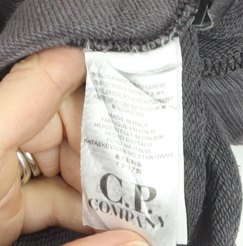 C.P. Company Mens Grey Crew Neck Sweatshirt XL Pullover Cotton Blend