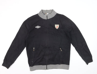 Umbro Men's Black Medium Athletic Club Bilbao Track Jacket