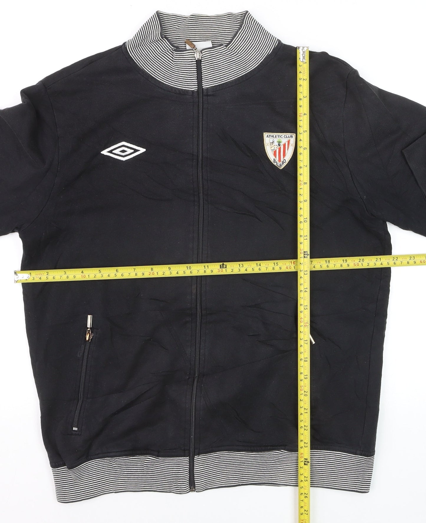 Umbro Men's Black Medium Athletic Club Bilbao Track Jacket