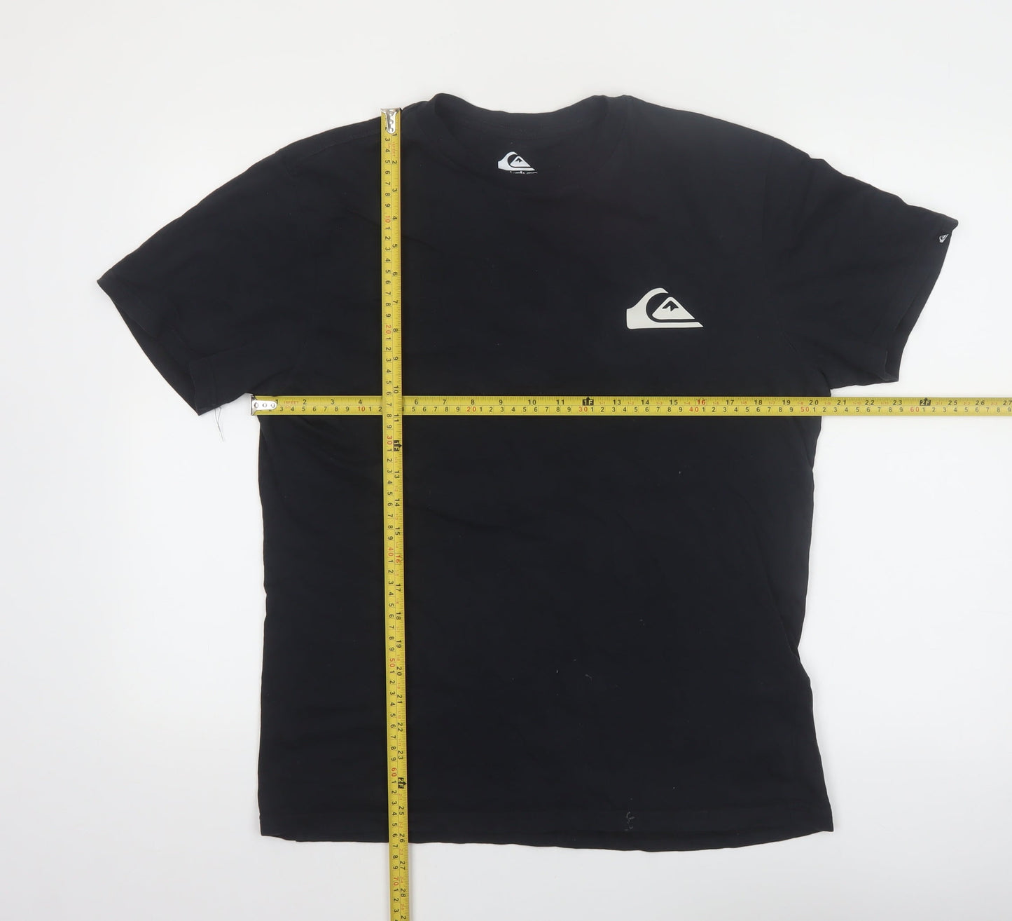 Quiksilver Men's Black Regular Fit Cotton Short Sleeve T-Shirt M