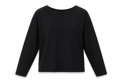 Wallis Women Black Size 14 Long Sleeve Basic Blouse