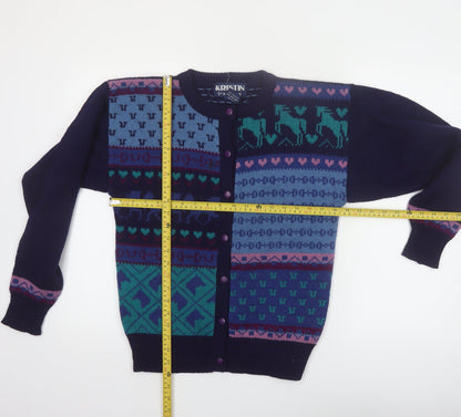 Kristin for Miller’s Women’s Multicoloured Wool Fair Isle Cardigan S