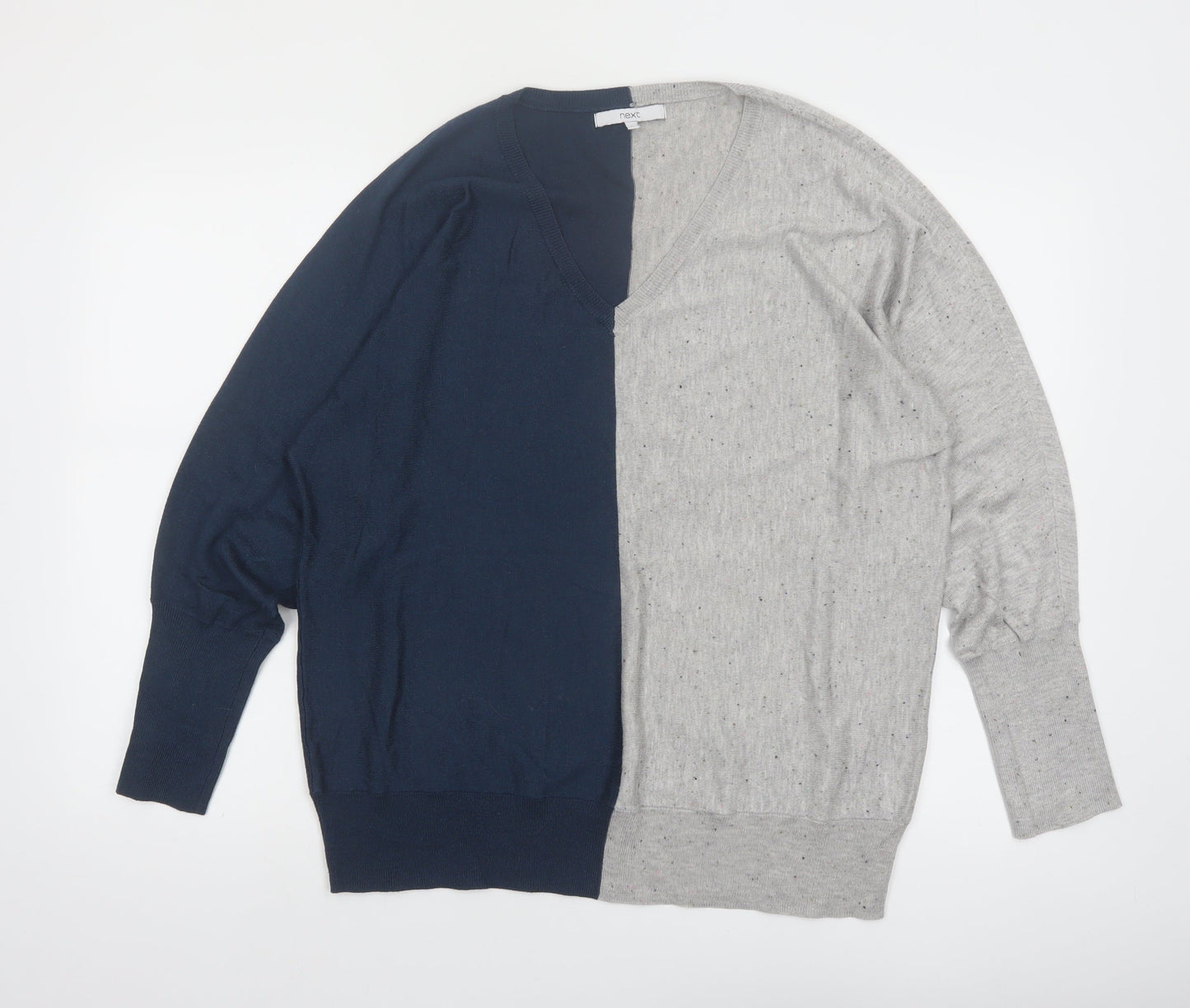 Next Men's Multicoloured V-Neck Pullover Jumper Size L