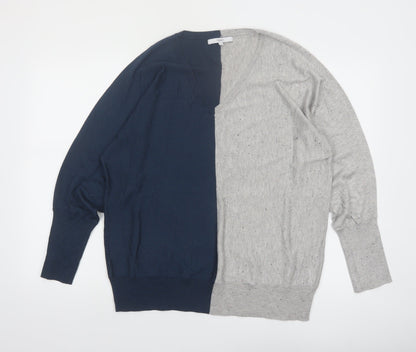 Next Men's Multicoloured V-Neck Pullover Jumper Size L