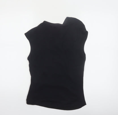 Marks and Spencer Women’s Black Wrap Sleeveless Blouse Size 12