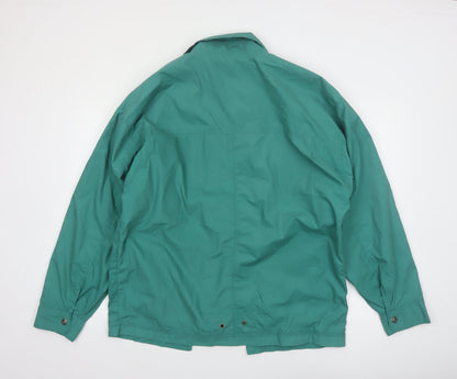 Chevrier Men's Green Mid-Length Casual Jacket Size M Classic Outdoor Style