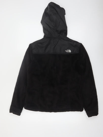 The North Face Women's Black Full Zip Hooded Fleece Jacket M