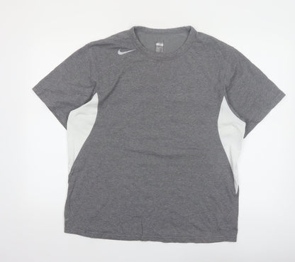Nike Men's Grey XL FIT Dry Short Sleeve Sports T-Shirt