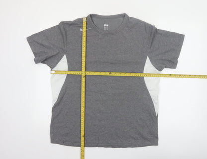 Nike Men's Grey XL FIT Dry Short Sleeve Sports T-Shirt