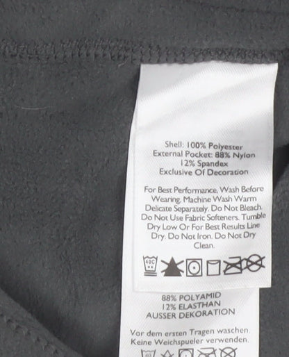 Eddie Bauer Men's Grey Fleece Full Zip Jacket Size L Outdoor Lightweight