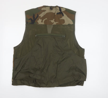 Avid Outdoor Men's Multicoloured Camouflage Cotton Waistcoat XL