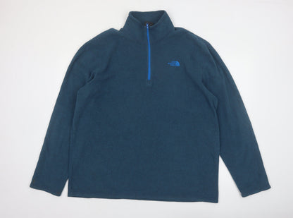 The North Face Men's Blue XL 1/4 Zip Fleece Pullover Sweatshirt
