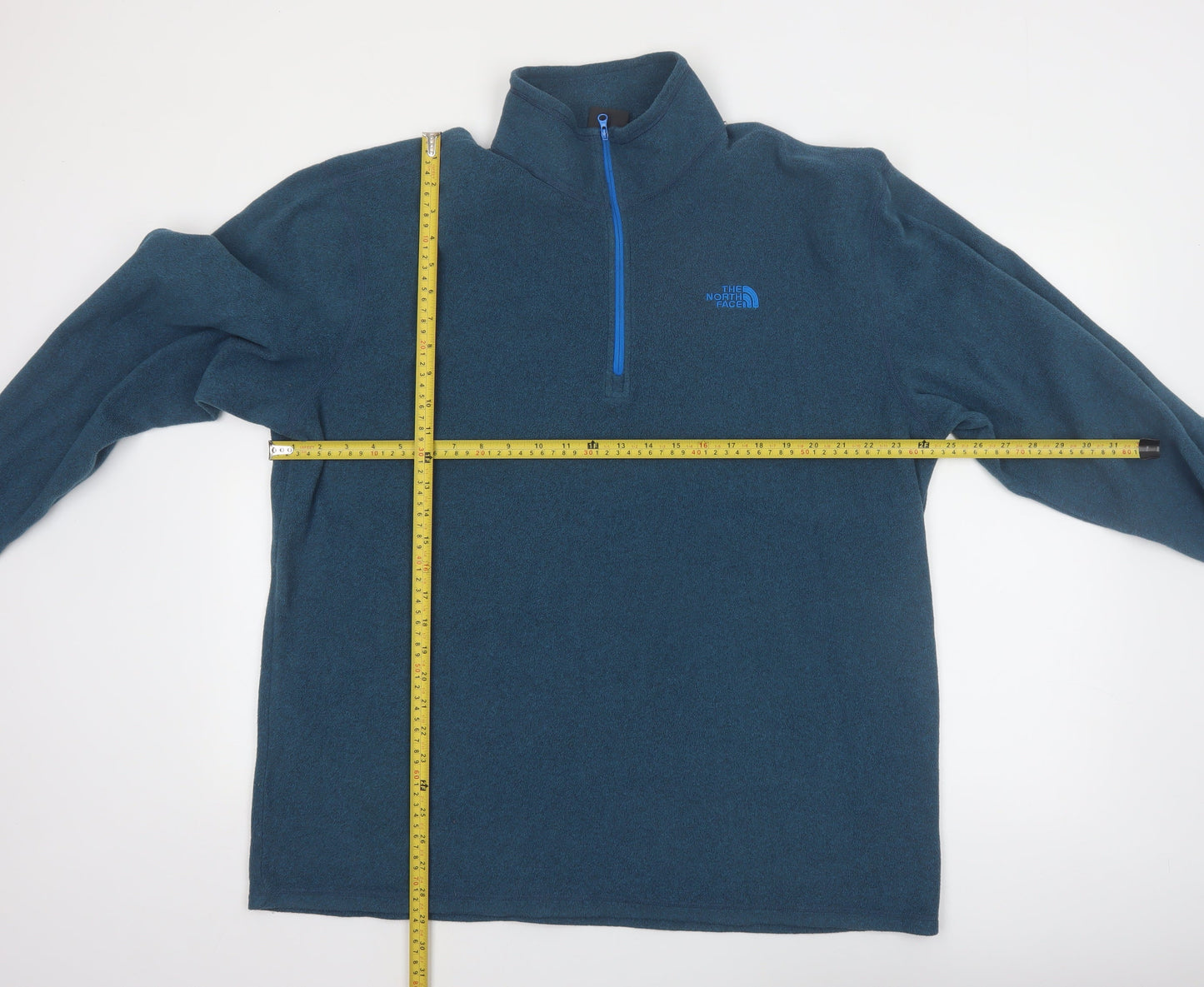 The North Face Men's Blue XL 1/4 Zip Fleece Pullover Sweatshirt