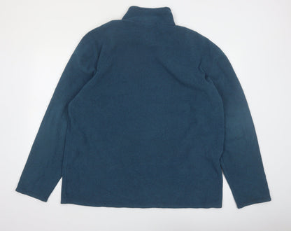 The North Face Men's Blue XL 1/4 Zip Fleece Pullover Sweatshirt
