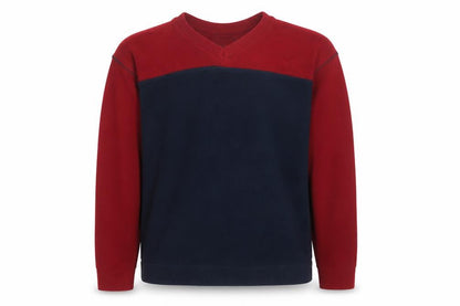 Route 66 Men's Multicoloured V-Neck Pullover Sweatshirt Size L
