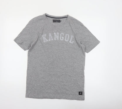 Kangol Original Men's Grey Crew Neck Short Sleeve T-Shirt M
