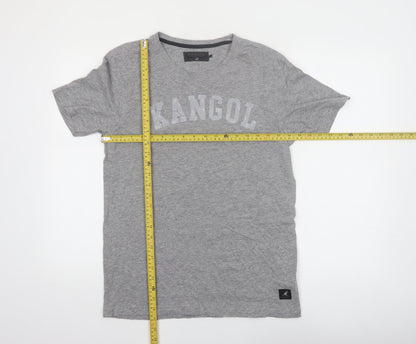 Kangol Original Men's Grey Crew Neck Short Sleeve T-Shirt M