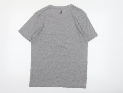 Kangol Original Men's Grey Crew Neck Short Sleeve T-Shirt M