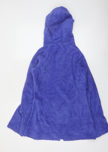 Columbia Women's Blue Fleece Full Zip Hoodie Jacket Size S