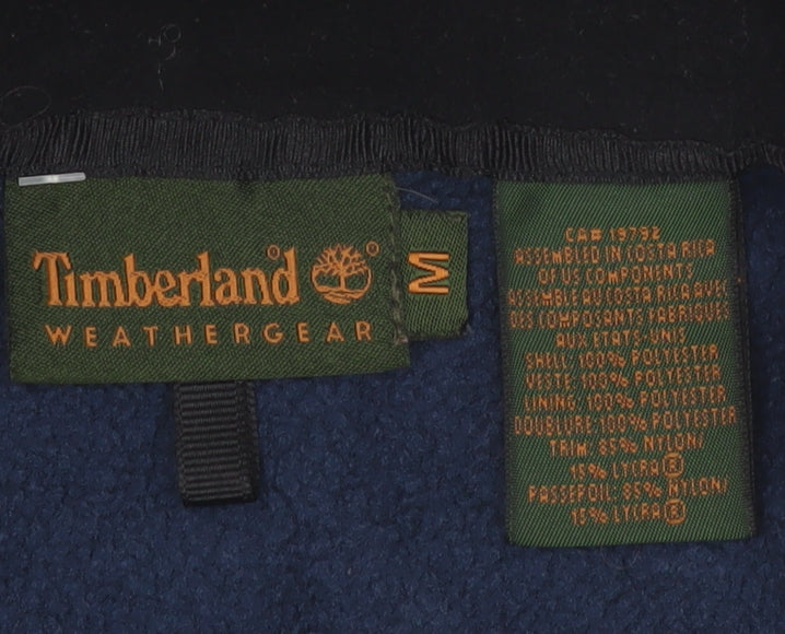 Timberland Mens Blue Fleece Waistcoat Bodywarmer M