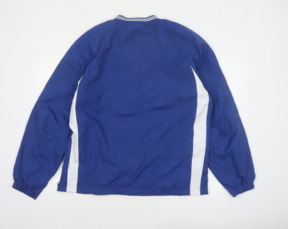 Sport-Tek Men's Blue Pullover Sweatshirt L Embroidered Baseball Style