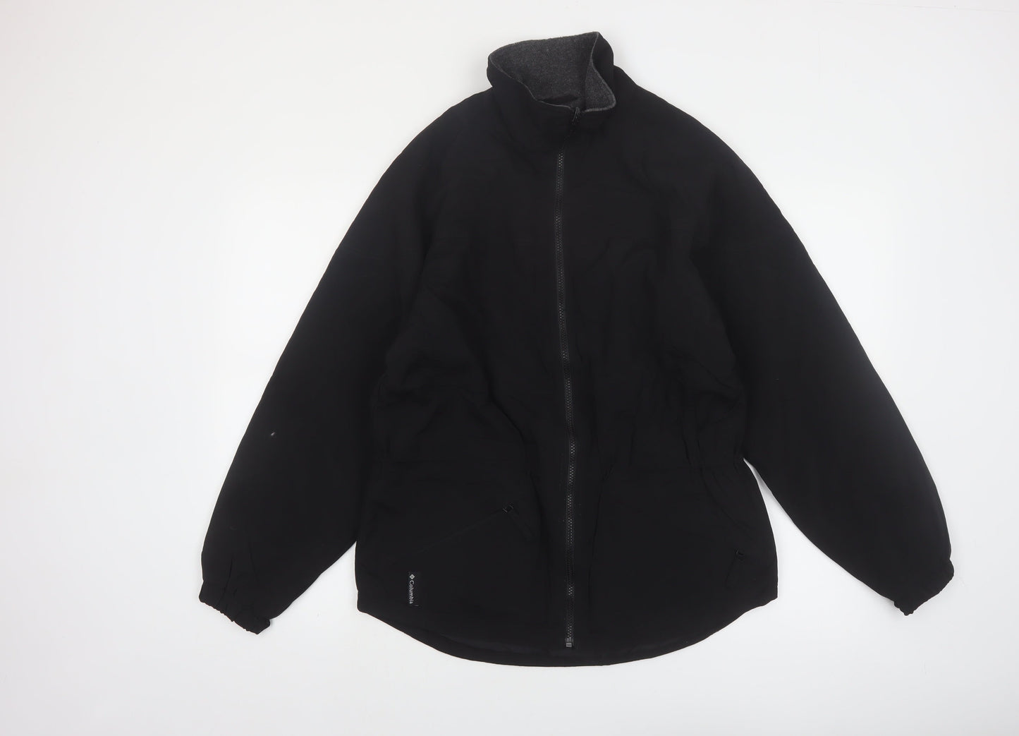 Columbia Women's Black Soft Shell Fleece Lined Jacket Size S