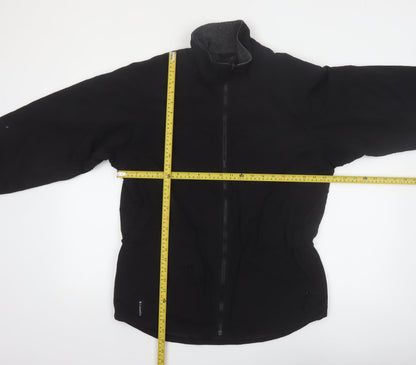Columbia Women's Black Soft Shell Fleece Lined Jacket Size S