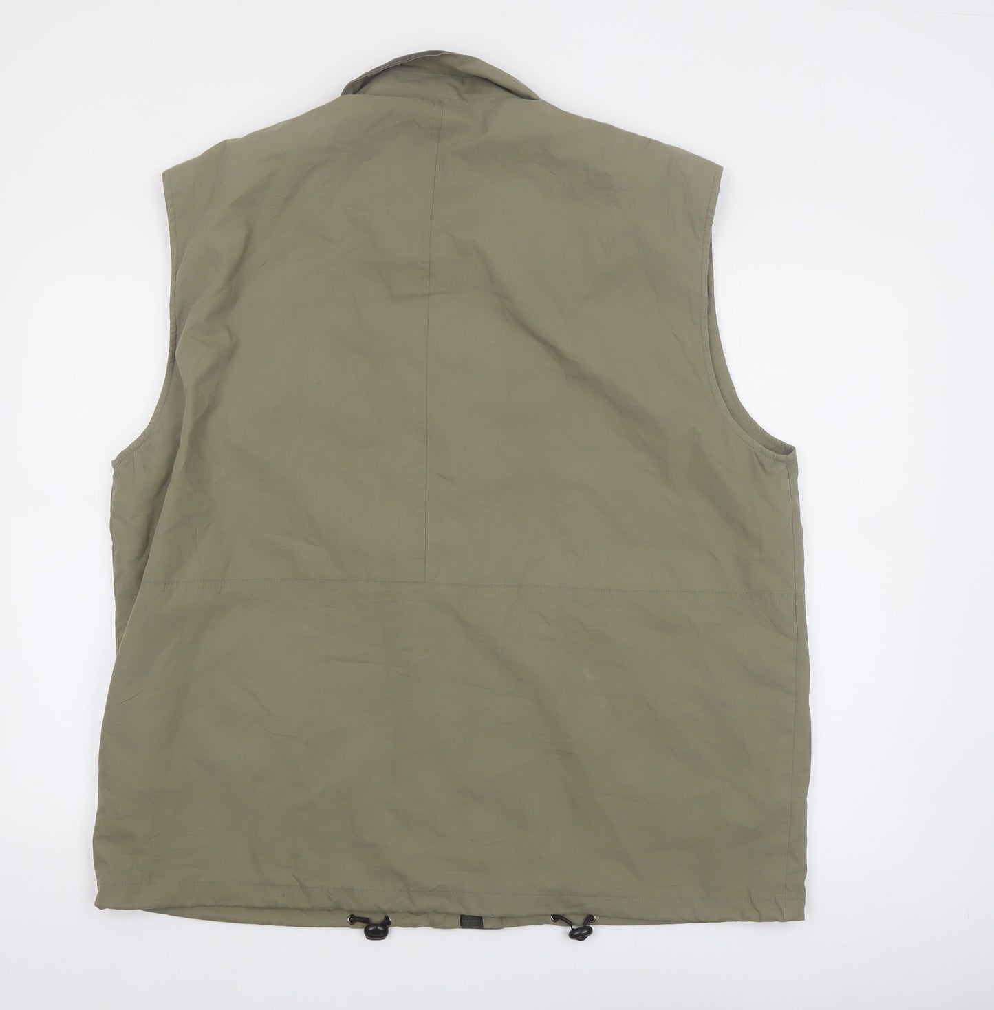 Outburst Men's Green XL Bodywarmer Waistcoat Outdoor Utility Vest