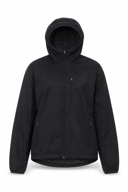 Champion Women's Black Windbreaker Jacket Size S Lightweight Hooded