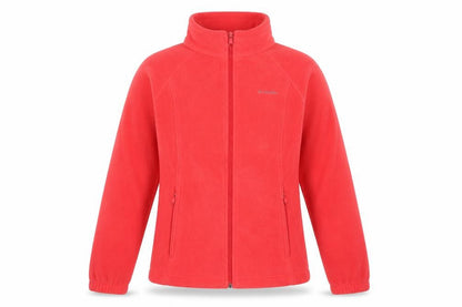Columbia Women's Pink Fleece Full Zip Jacket Size M