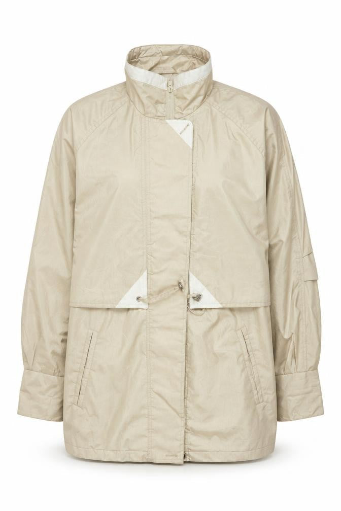 Fleet Street Women’s Beige Lightweight Parka Jacket L