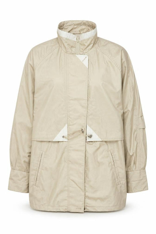 Fleet Street Women’s Beige Lightweight Parka Jacket L
