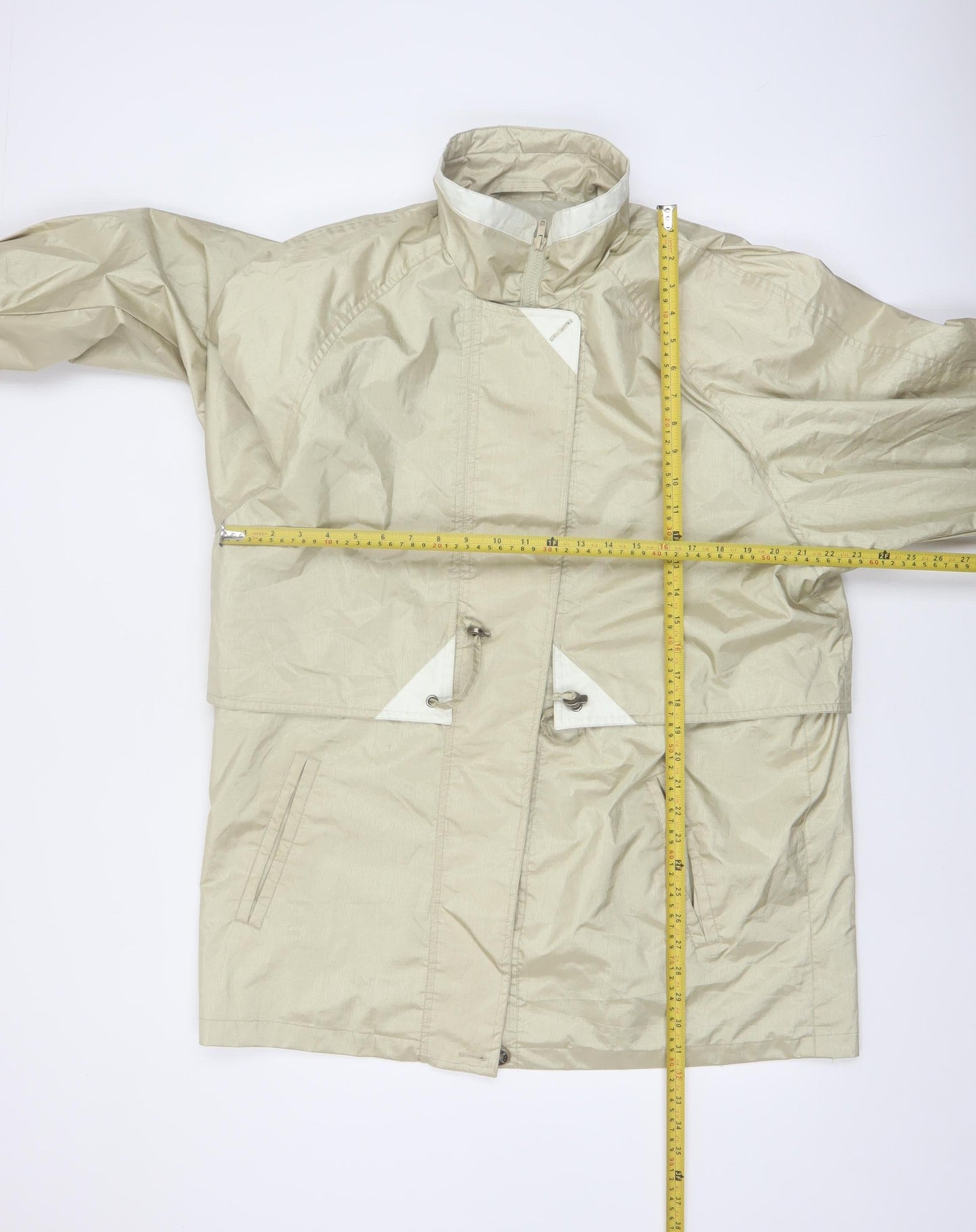 Fleet Street Women’s Beige Lightweight Parka Jacket L