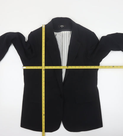 Marks & Spencer Women Black Size 20 Regular Fit Blazer Jacket