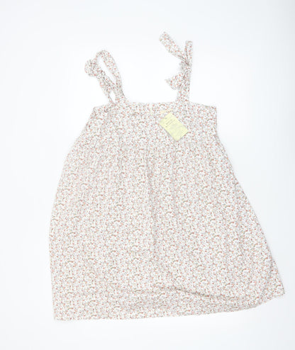 Urban Renewal Women's White Floral Cotton Slip Dress M