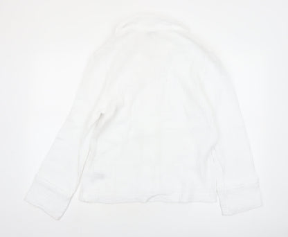 Marks and Spencer Autograph Women’s White Cotton Pyjama Shirt Size 6