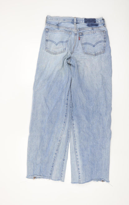 Levi's Altered Wide-Leg Blue High Rise Women's Jeans W27