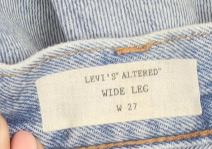 Levi's Altered Wide-Leg Blue High Rise Women's Jeans W27