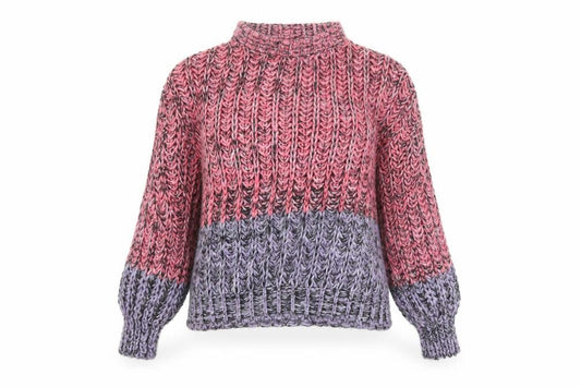 ASOS DESIGN Women's Multicoloured Chunky-Knit High Neck Jumper Size 10
