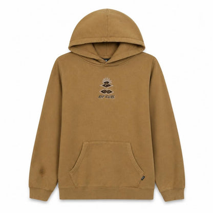 Rip Curl Womens Brown Size 14 Pullover Hoodie Cotton Blend